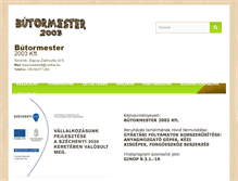 Tablet Screenshot of butormesterkft.hu